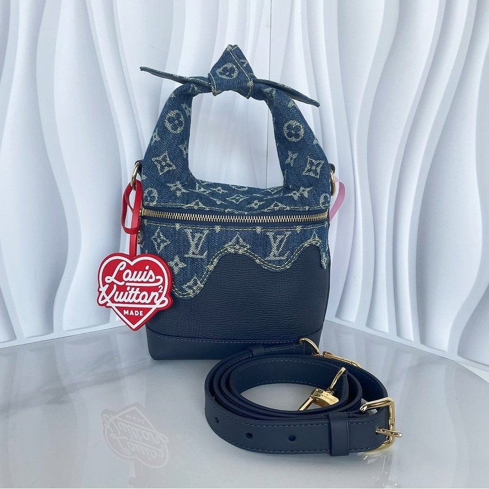 Louis Vuitton Denim Monogram Bucket Bag